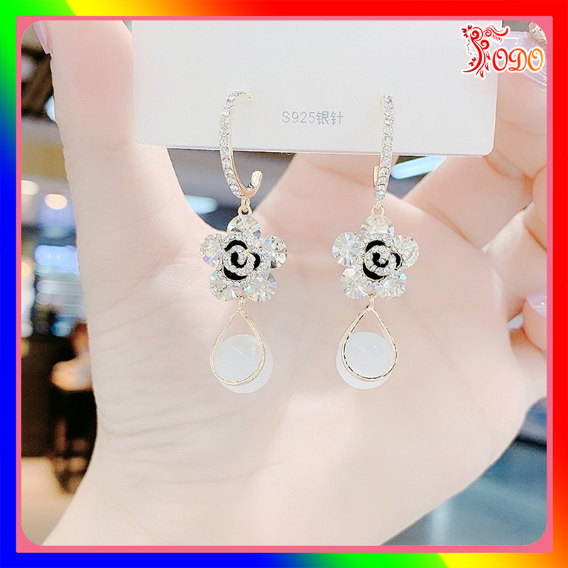 Bông tai kiểu thanh lịch S925 sang trọng trang nhã thu đông trẻ trung xu hướng mới cá tính FX241 -
