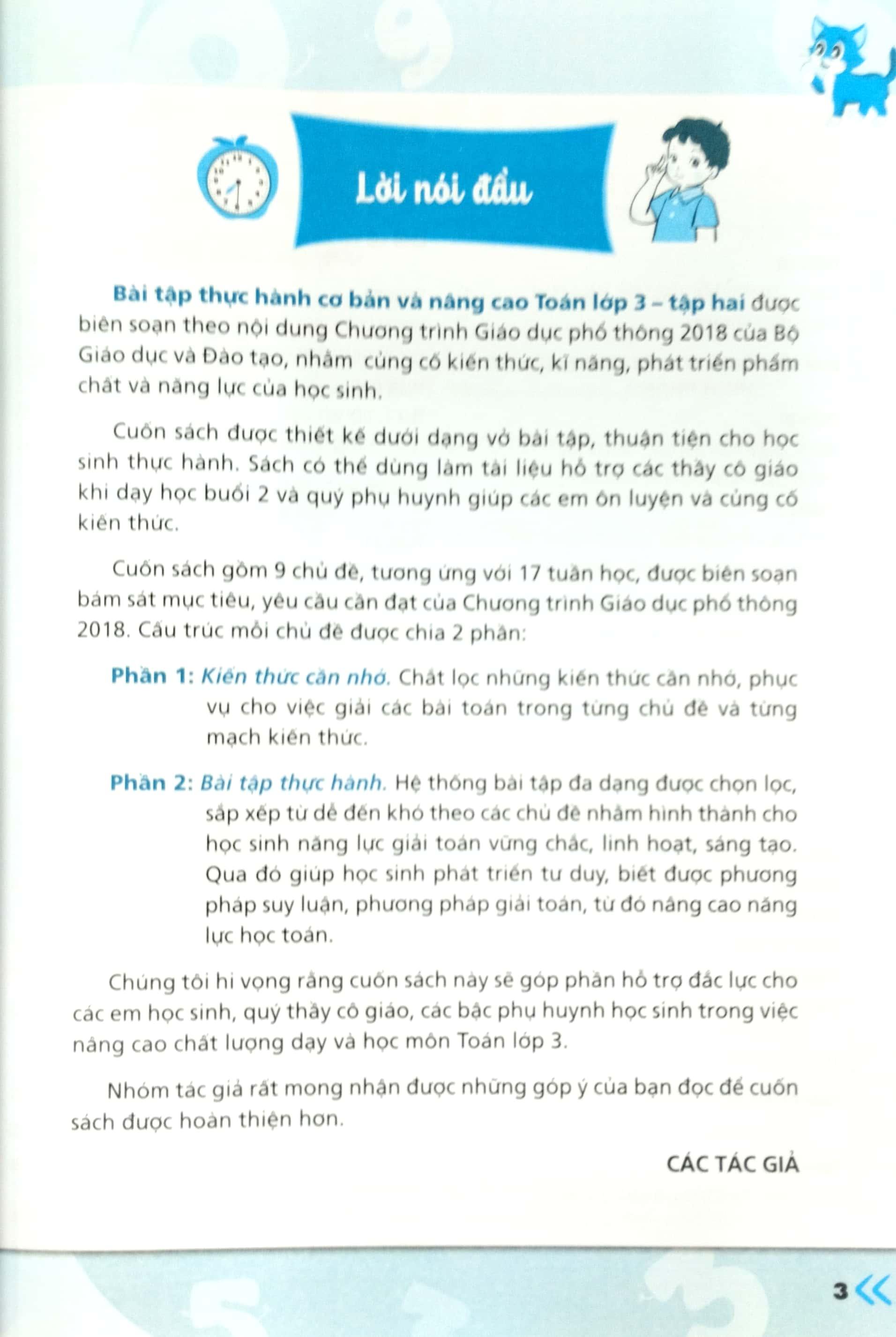 Bài Tập Thực Hành Cơ Bản Và Nâng Cao Toán Lớp 3 - Tập 2