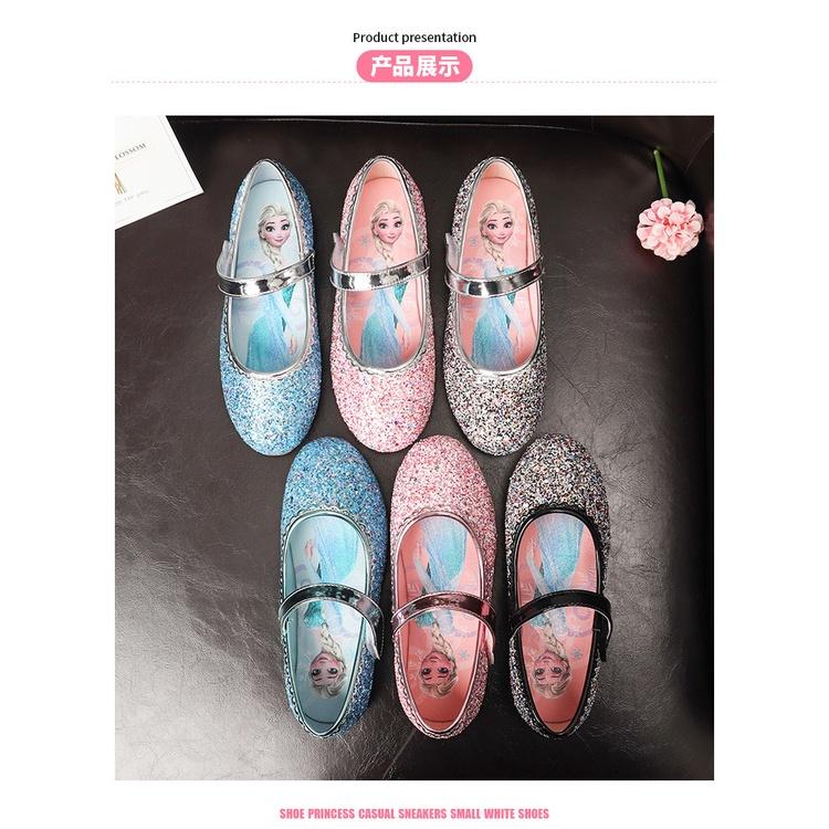 Giày bé gái Công Chúa hình Phim Hoạt Hình phong cách Hàn Quốc Giày Pha Lê Trẻ Em 21007