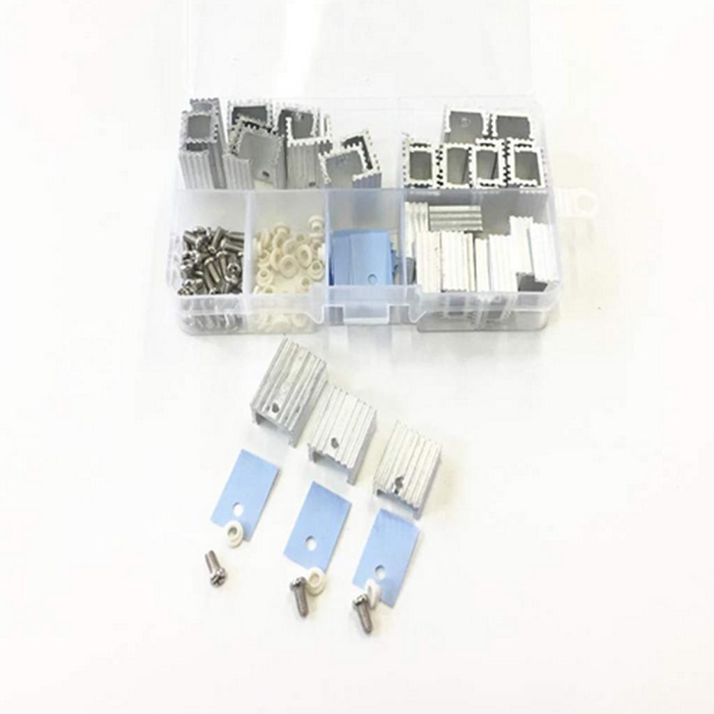 1Pack Aluminum   Module  design for TO220 Transistor