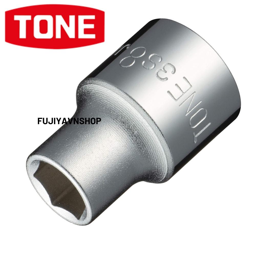 Đầu tuýp 6 cạnh ngắn Tone HP3S-08 ra đầu lục giác 8mm