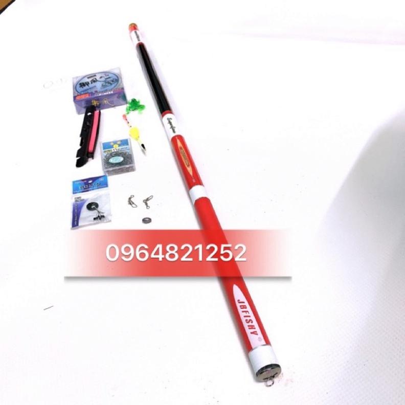 Cần câu tay DAIWA 5H dài 6m3 cần tải cá lên 9kg + phụ kiện 9 món y như hình cần siêu đẹp siêu bền