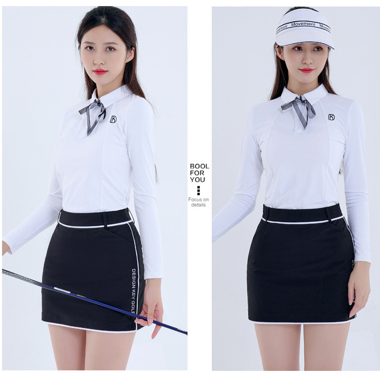 Fullset golf nữ DKGOLF D-SN22891 - D-KN212055 - Thiết kế tương tự trang phục tiếp viên hàng không, sang trọng và lịch sự