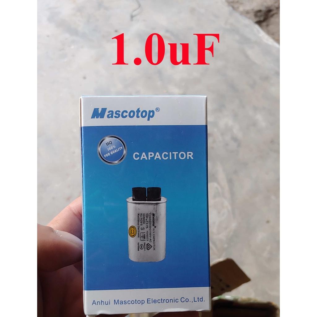 Tụ Lò vi sóng  - Loại tốt 1.0uF - Loại cao cấp hãng Mascotop 1.0 1.1uF không chì Capa Capacitor LVS