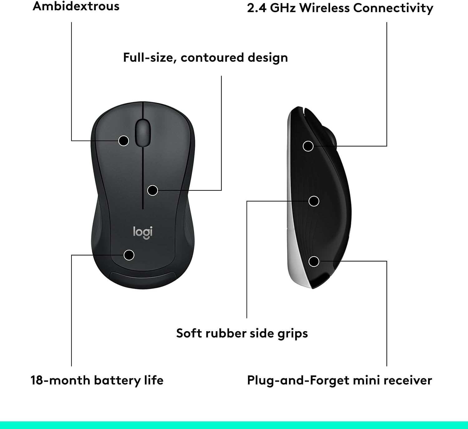 Bộ bàn phím chuột không dây Logitech MK540 - Hàng Chính Hãng - Bảo Hành 12 Tháng