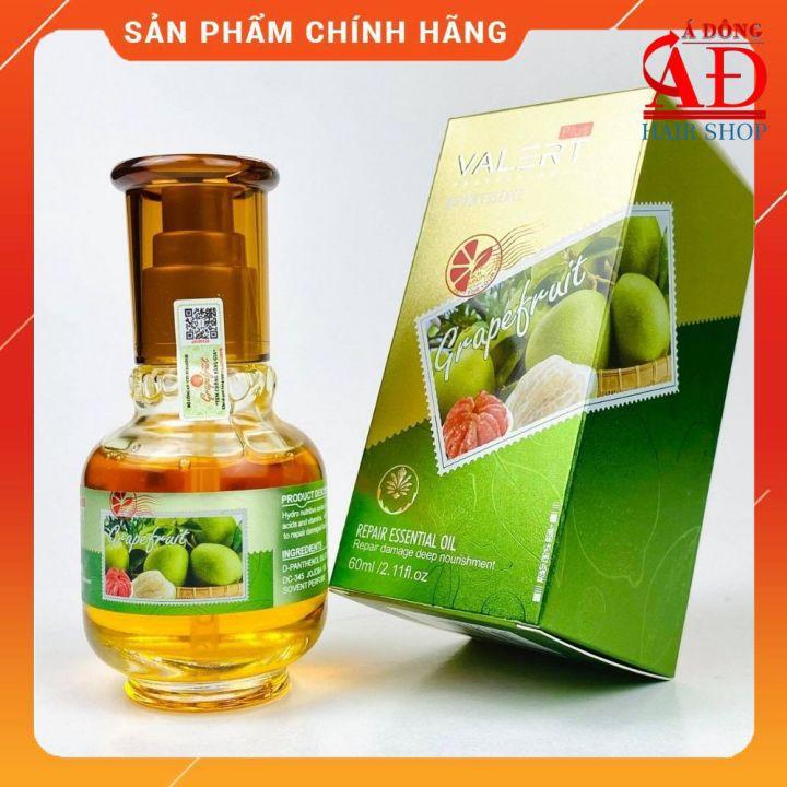 [+Tặng mũ trùm] Tinh dầu bưởi dưỡng bóng tóc Grapefruit Valert repair Oil 60ml