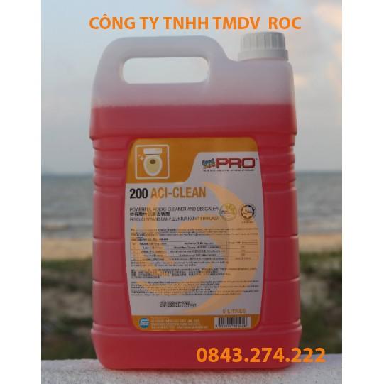 Dung dịch tẩy ố vàng, gỉ sét gốc axit ACID CLEAN (Goodmaid Pro), 5L