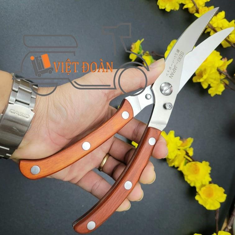 DAO SEKI KAI NHẬT BẢN - Phiên bản KAI ĐẶC BIỆT mẫu MỚI. Cán gỗ 100% tự nhiên. Dao Chặt xương Seki, Dao Thái thịt dao gọt
