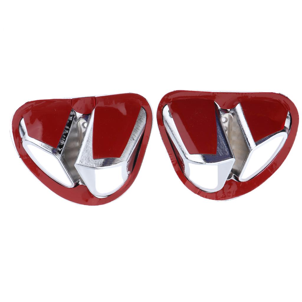 2 Chiếc Fairing Khe Hút Không Khí Dạng Lưới Tản Nhiệt Dành Cho Xe Honda Goldwing GL1800 Chrome
