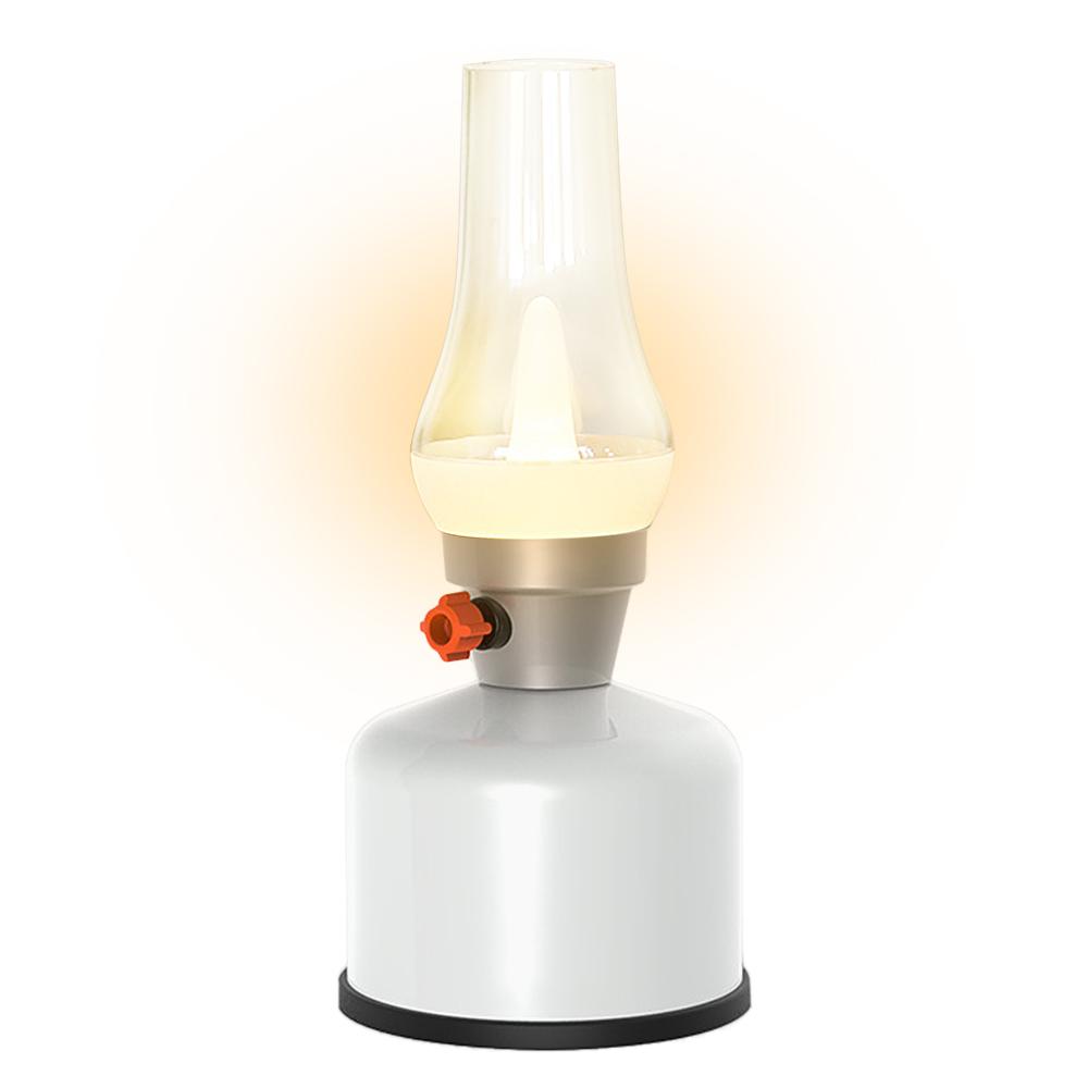 Đèn Led có thể sạc lại cho gia đình, cắm trại hình cây đèn dầu