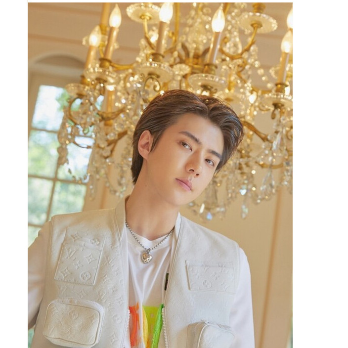 Postcard hộp bưu thiếp SEHUN EXO 1660 tấm kèm hình dán tặng vòng tay may mắn