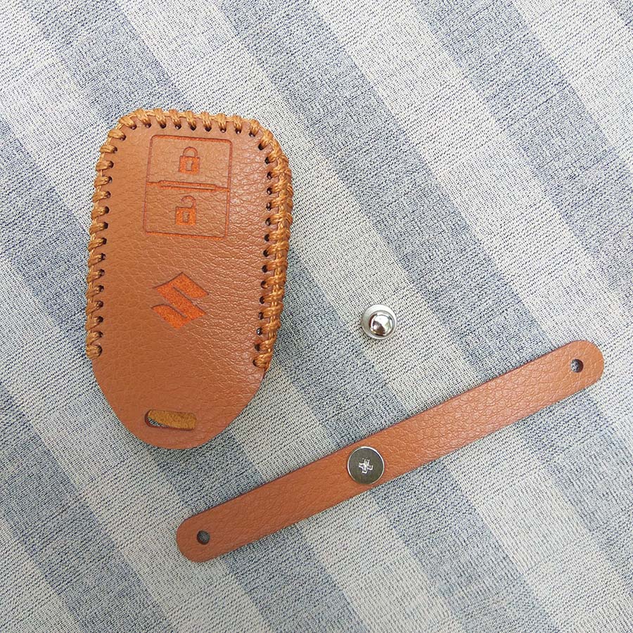 Bao da chìa khóa smartkey xe hơi Suzuki