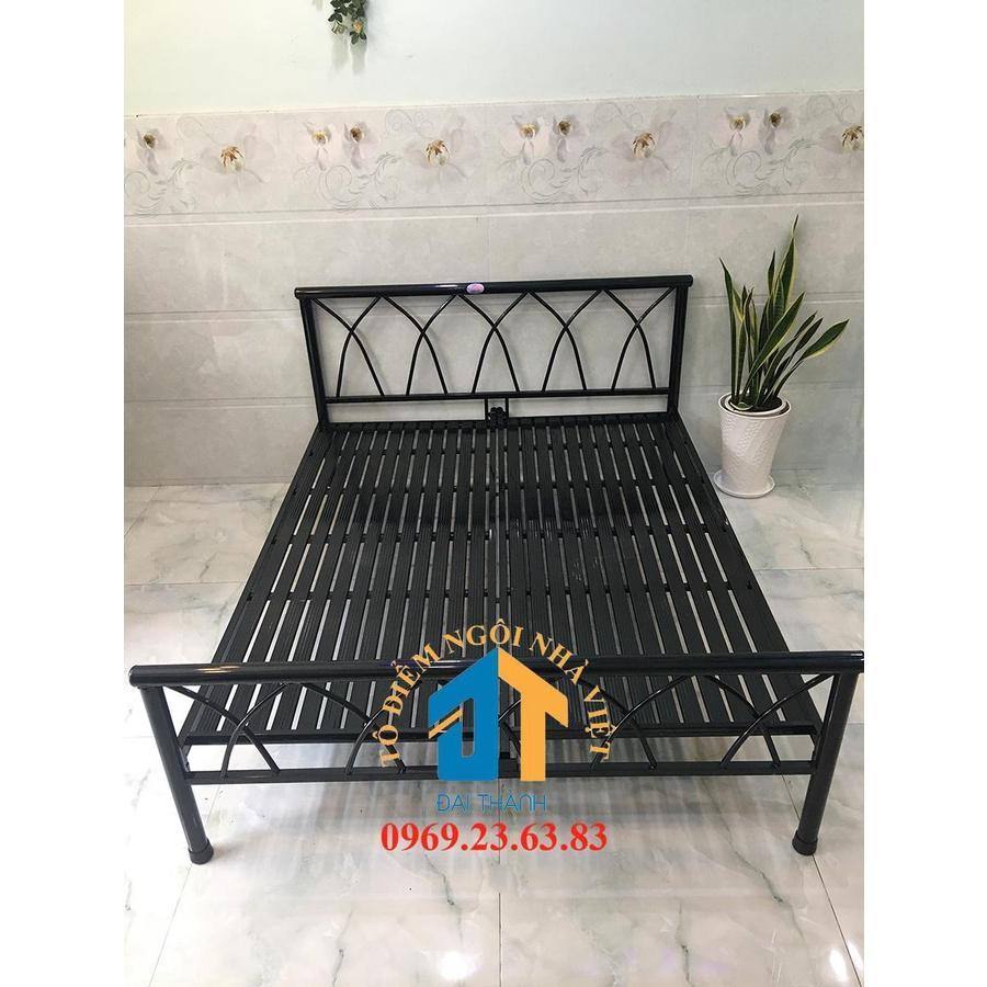Giường sắt đan chéo 1m4x2m ĐẠI THÀNH