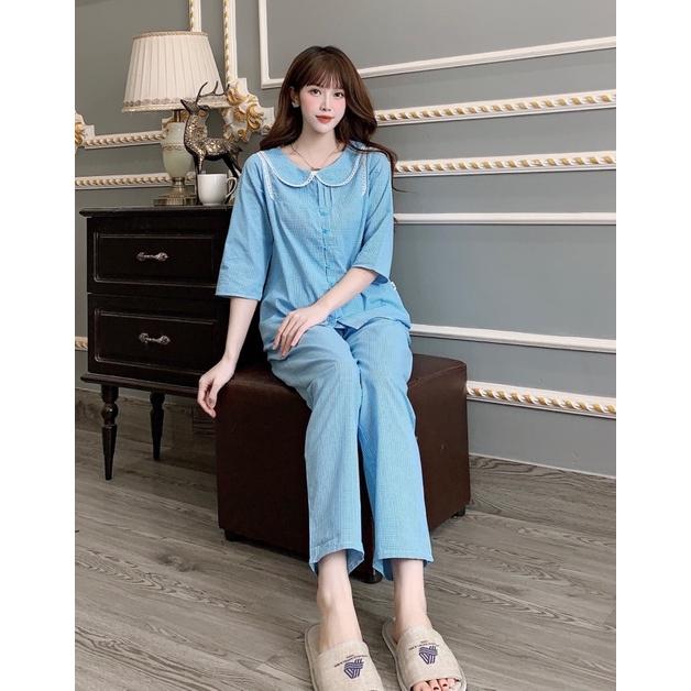 Đồ bộ mặc ở nhà chất kate hàn