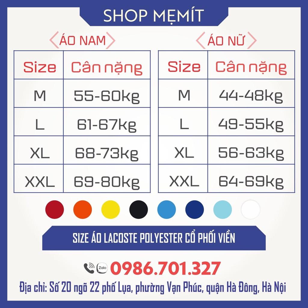 Áo thun đồng phục mặc nhóm, polo mặc đôi, công ty, họp lớp chất cá sấu poly cổ viền chất đẹp