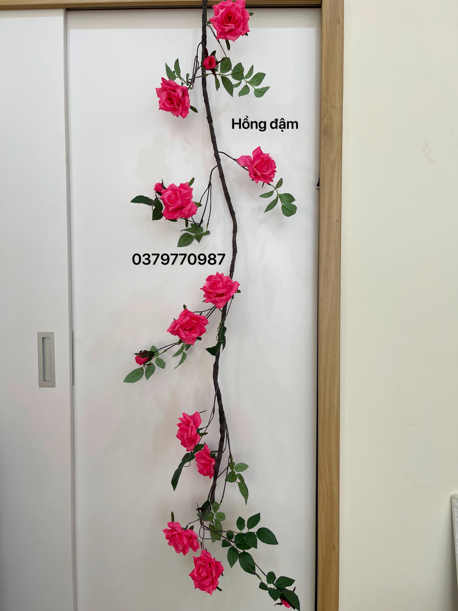 Dây hoa hồng leo - Hoa lụa