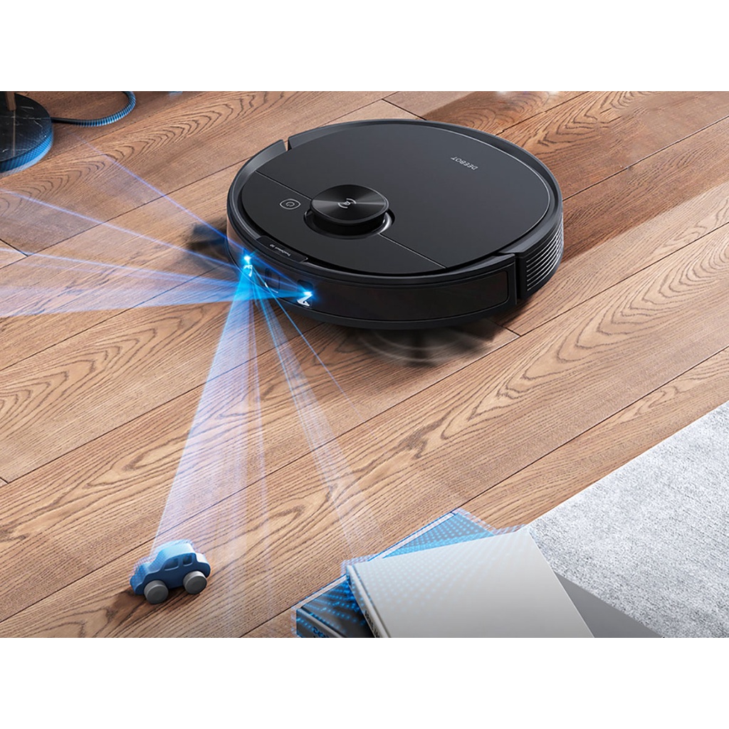 Robot hút bụi lau nhà Ecovacs Deebot N8 Pro Plus - Trắng Bản Quốc tế - App Tiếng Việt, hàng nhập khẩu chính hãng full VAT, bảo hành chính hãng 24 tháng bởi Vietnam Robotics, lực hút 2600Pa, thời gian hoạt động 3 giờ liên tục