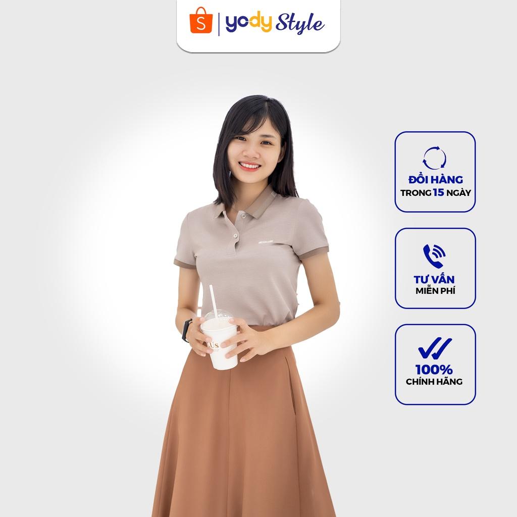 Áo Phông Polo Nữ YODY Tay Ngắn Phối Bo Chất Liệu Pique Mắt Chim Co Giãn Thoải Mái - APN3340
