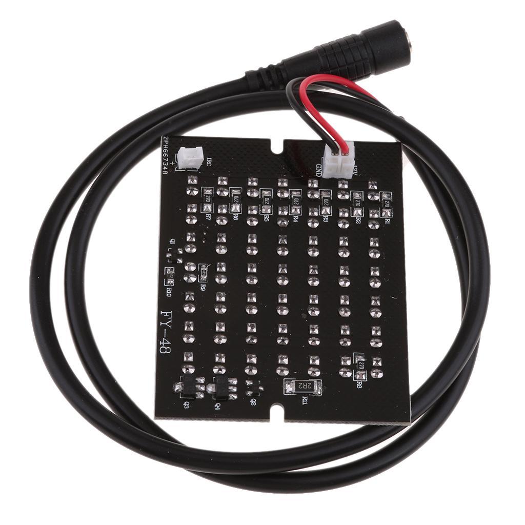 4x 48 IR LED Spot Light 940nm Infrared Board for Camera