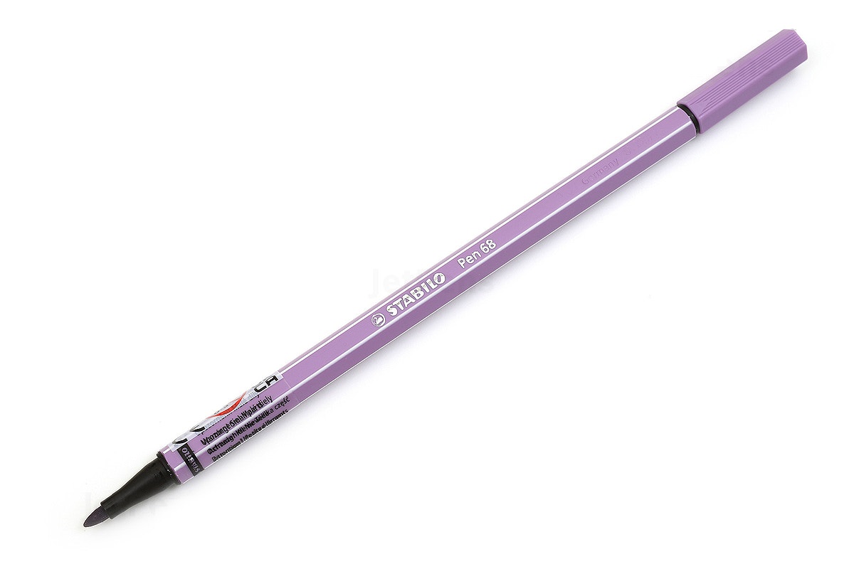 Bút lông màu Stabilo Pen 68 Maker - 1.0mm - Màu tím khói natural (Gray Violet - 62)