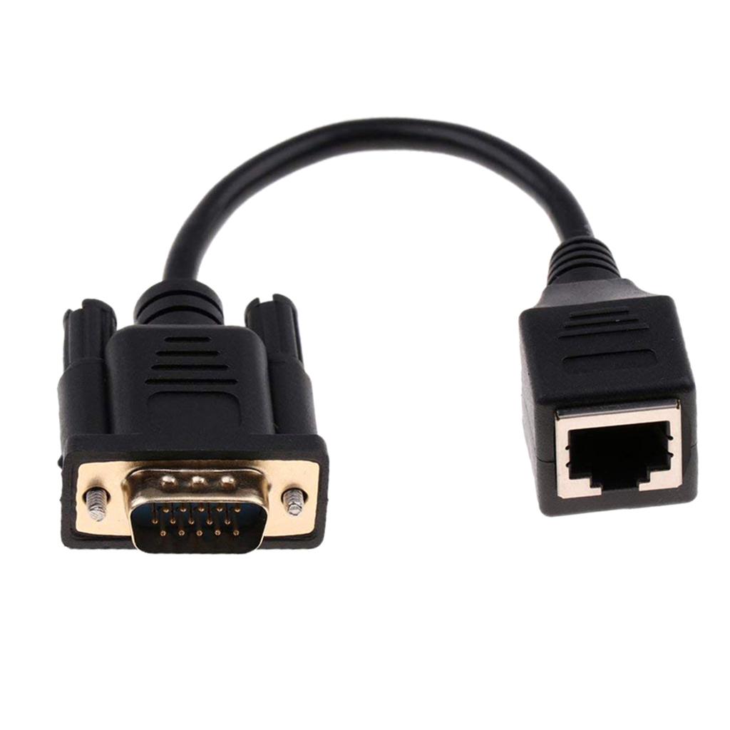 VGA Male to  Female Adapter, The VGA Signal Is Transmitted Through The