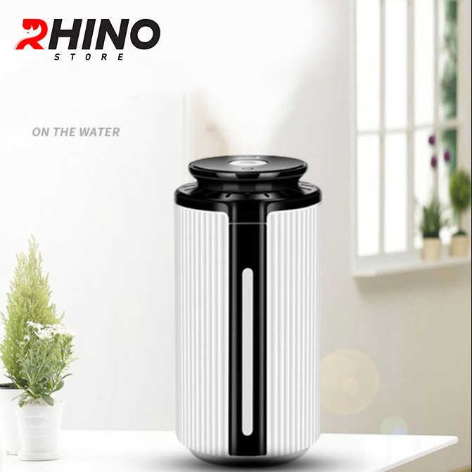 Máy phun sương xông tinh dầu tạo ẩm Rhino H102 dung tích 1000ml, không gây tiếng ồn, tích hợp đèn ngủ RGB nhiều màu, có chế độ tự ngắt - Hàng chính hãng