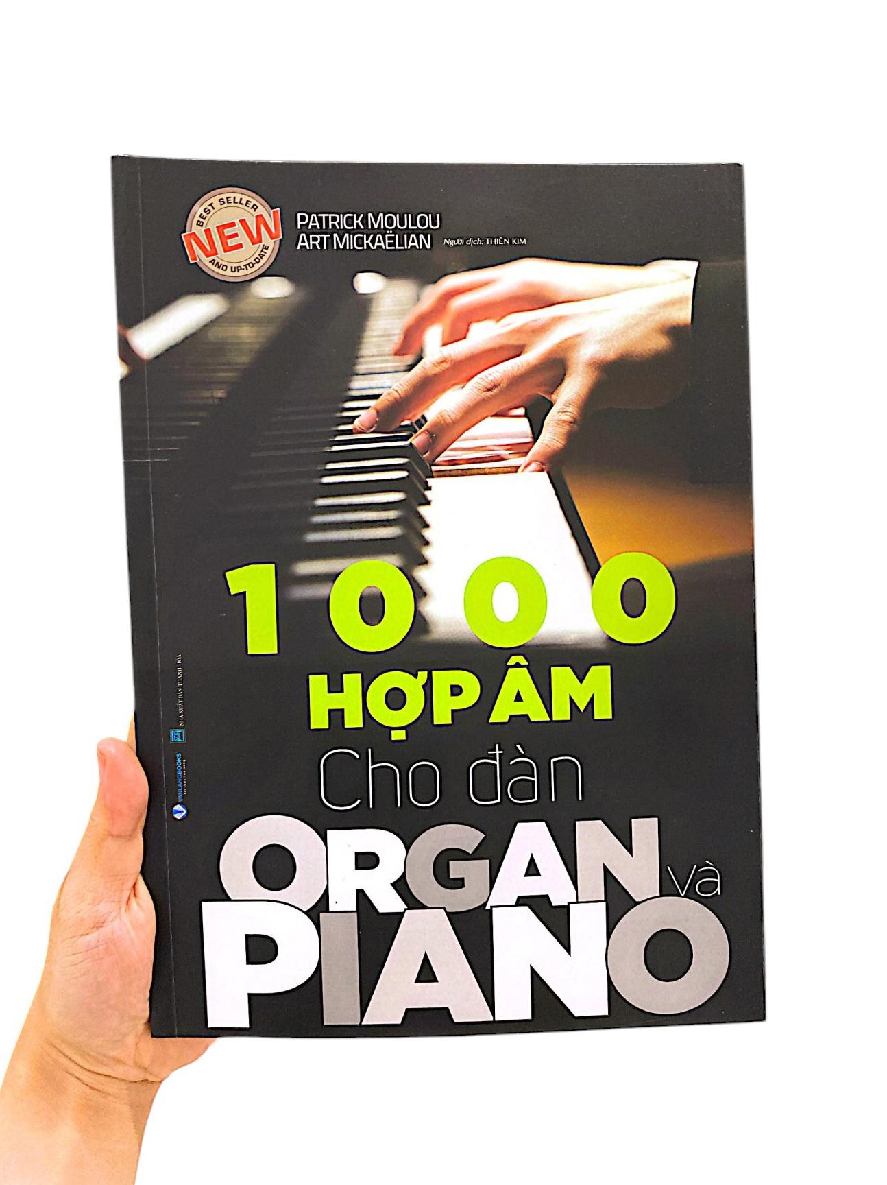 Sách - 1000 Hợp Âm Cho Đàn Organ Và Piano (Tái Bản 2024)