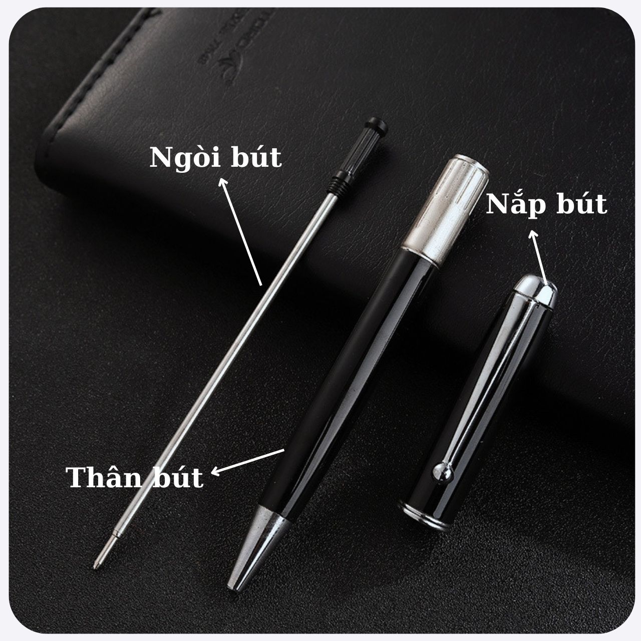 Bút Ký Khắc Tên Bút Kim Loại Cài Bi PX012 - Miễn Phí Khắc Tên