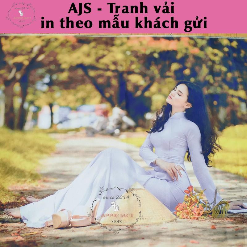 Tranh Vải treo tường in theo mẫu khách gửi -