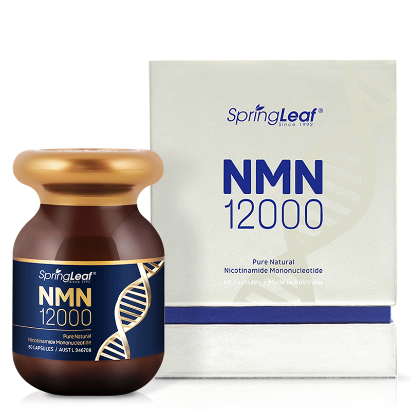 Viên Uống Trẻ Hóa NMN làm chậm quá trình lão hóa, trẻ hóa da SpringLeaf NMN 12000 60 viên