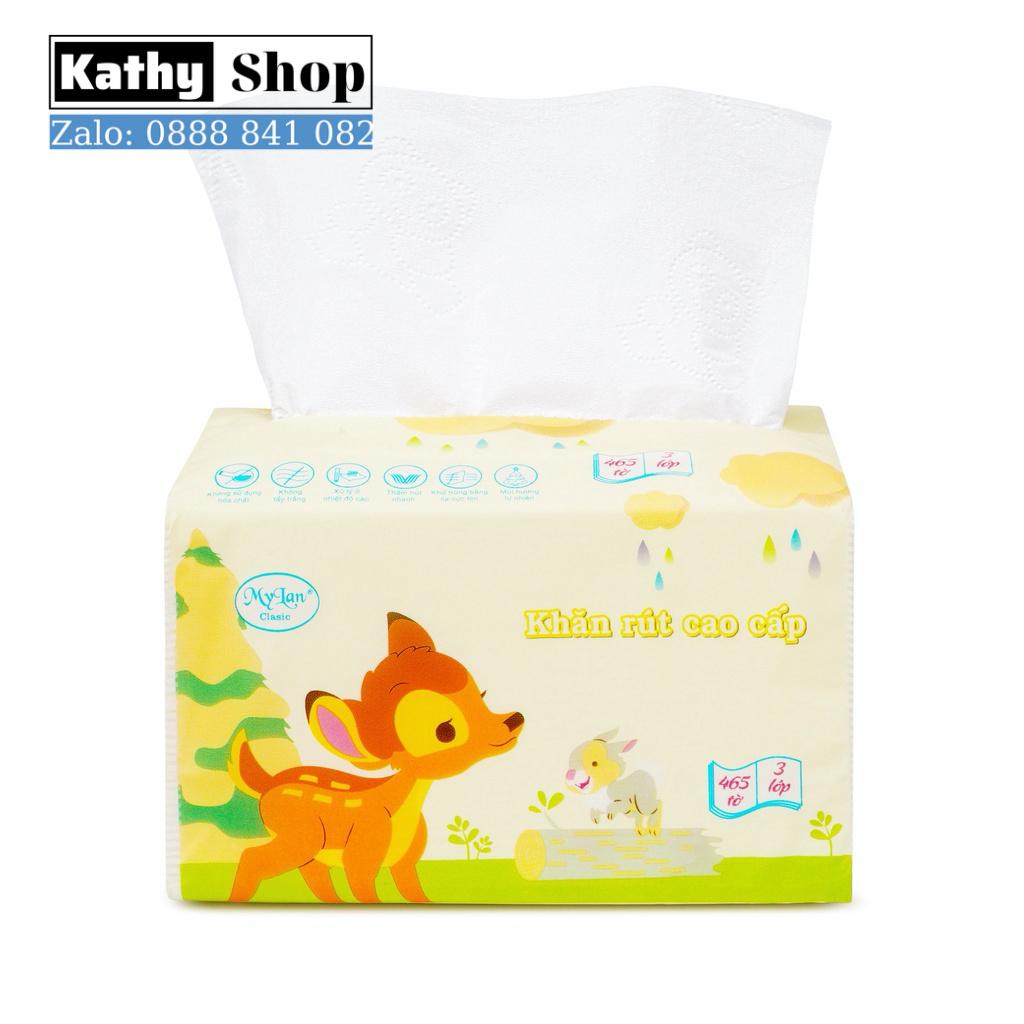 GIẤY RÚT CON NAI MYLAN 3 LỚP MYLAN SIÊU DAI, MỀM MỊN, KHÔNG TAN KHI GẶP NƯỚC