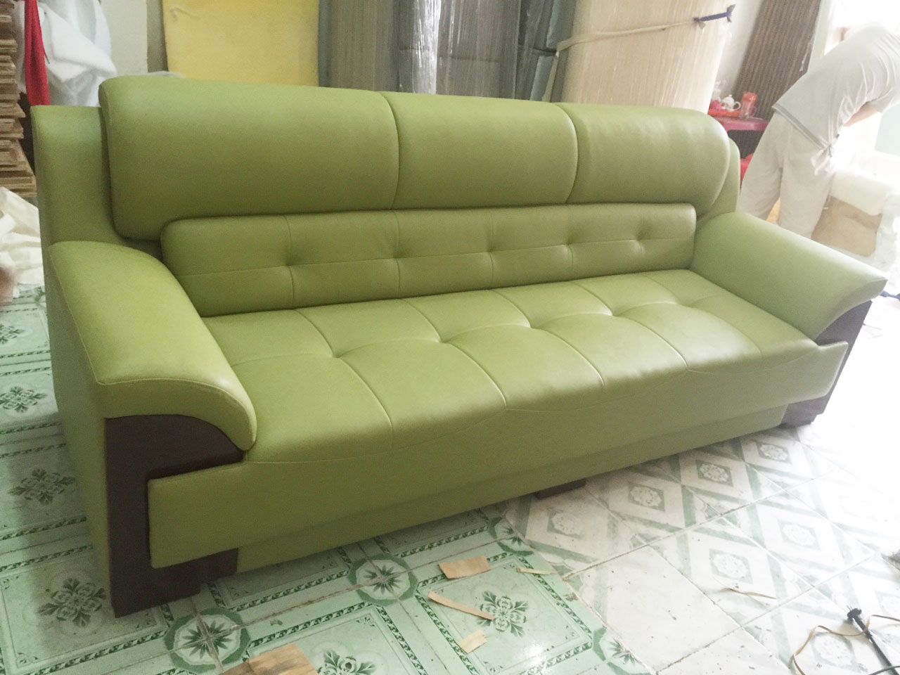 Ghế Sofa Băng Tay Gỗ_Sa Lông Nhỏ Gọn Cho Phòng Khách