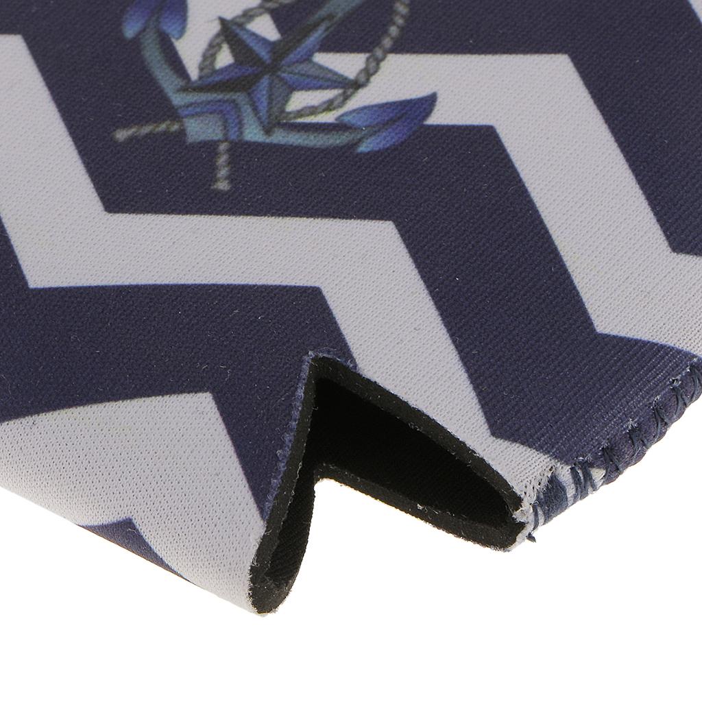 2pcs Beer Bottle Tin Holder Can Cooler Sleeve Wrap First Mate Captain Anchor