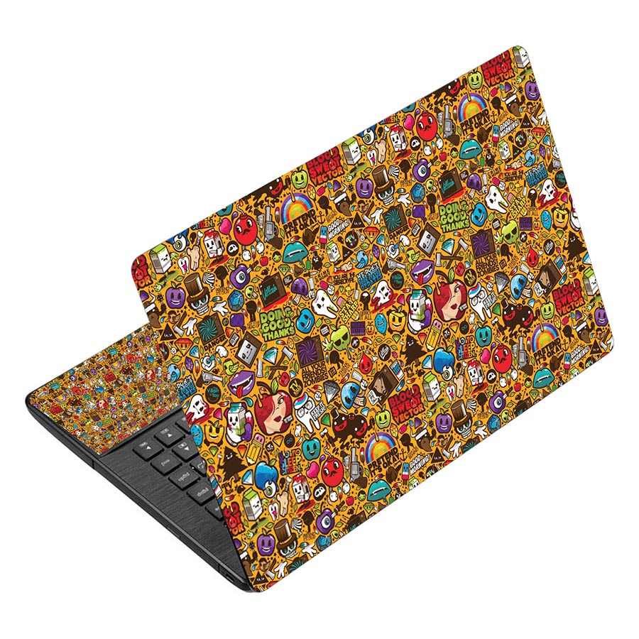 Miếng Dán Decal Dành Cho Laptop - Hoa Văn LTHV-231