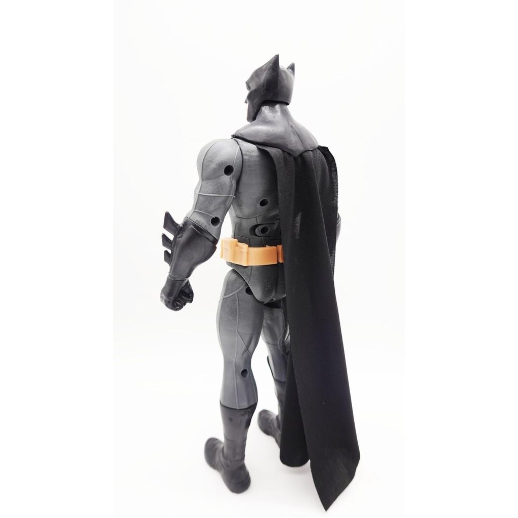 Siêu Anh Hùng Người Dơi BATMAN Khớp Cử Động, LED, Tiếng Nhân Vật, Cao 30cm.