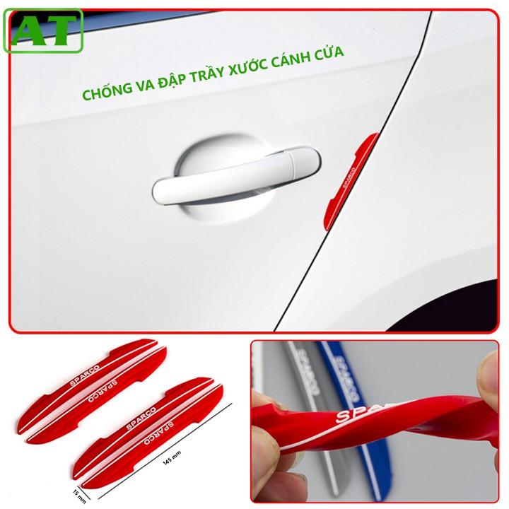 Bộ 4 Nẹp Cửa SPARCO Chống Va Đập Trầy Xước Cánh Cửa Ô Tô Xe Hơi