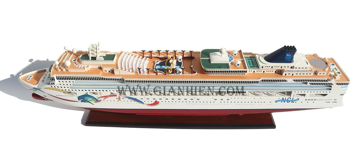 Mô hình thuyền du lịch NORWEGIAN DAWN - 100cm