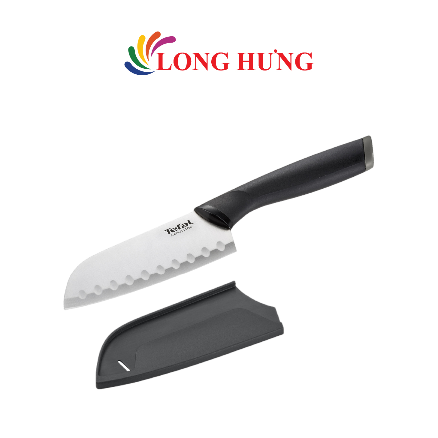 Dao làm bếp Santoku Tefal Comfort 12cm K2213604- Hàng chính hãng