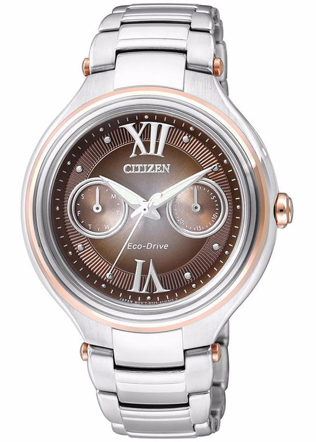 Đồng Hồ Citizen FD4007-51W Nữ Eco-Drive Kính Sapphire 36mm