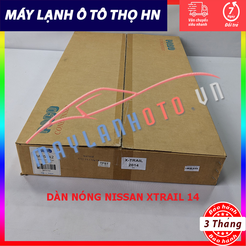 Dàn (giàn) nóng Nissan Xtrail 2016 Hàng xịn Thái Lan (hàng chính hãng nhập khẩu trực tiếp)