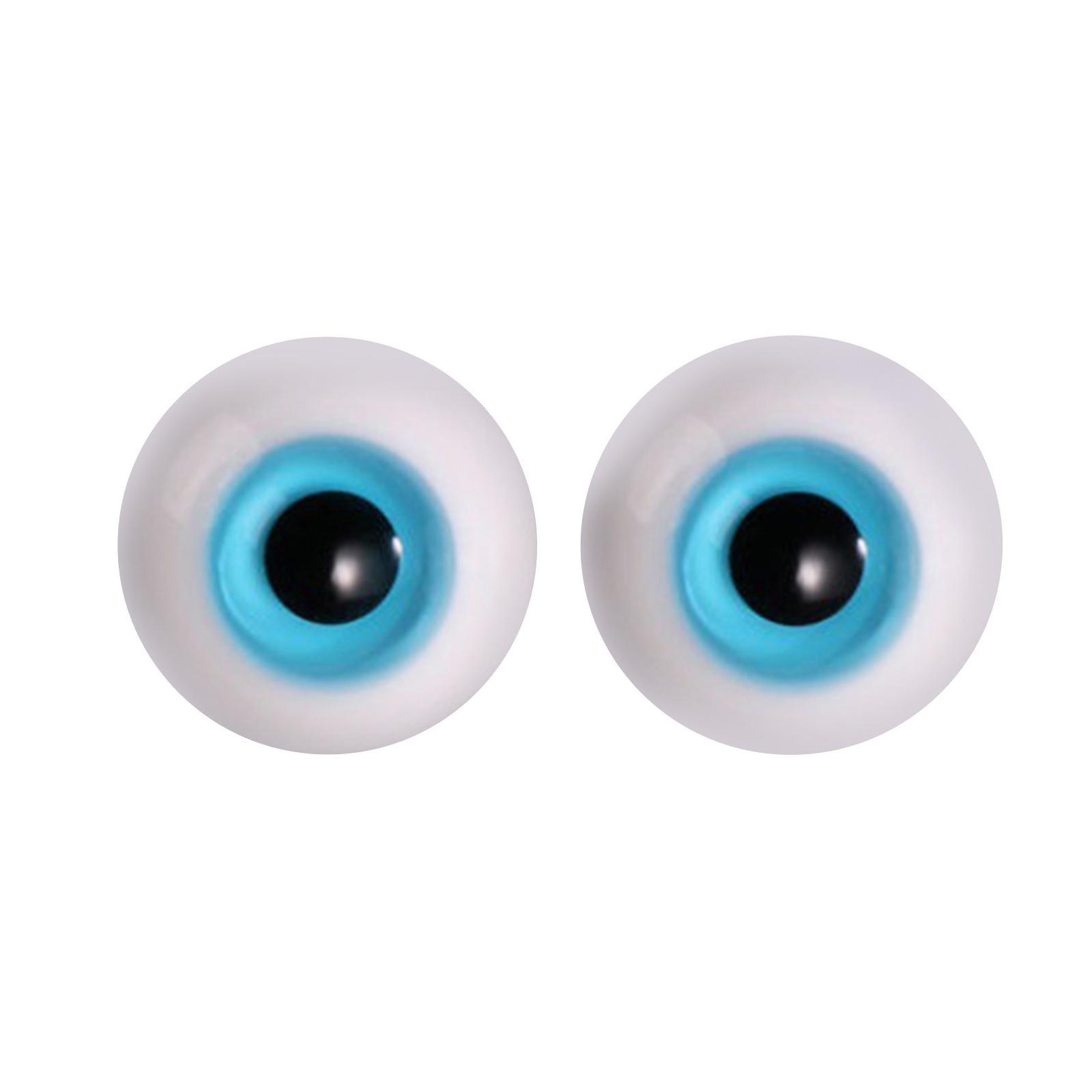 2x Doll Eyes Wiggle Eyes for Halloween Props Sculpture Doll