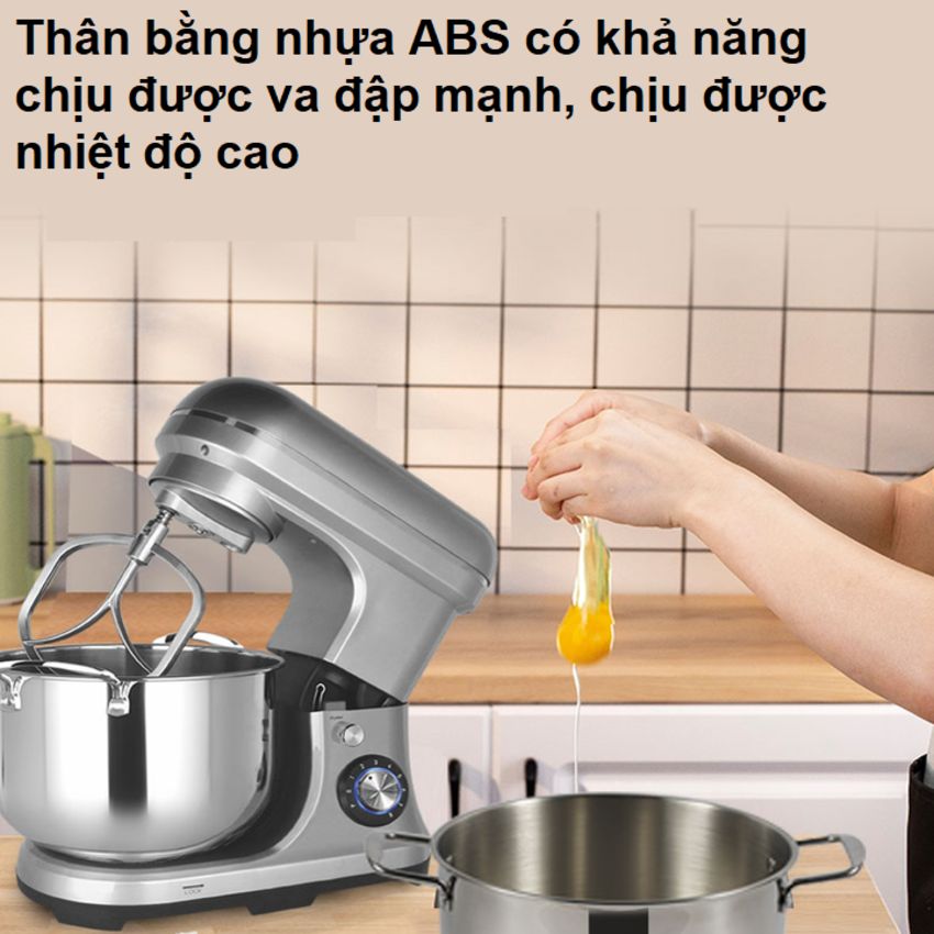 Máy trộn bột, đánh trứng 10 lít cao cấp DSP KM3059 - Công suất 2000W - 8 mức độ vận hành - HÀNG NHẬP KHẨU