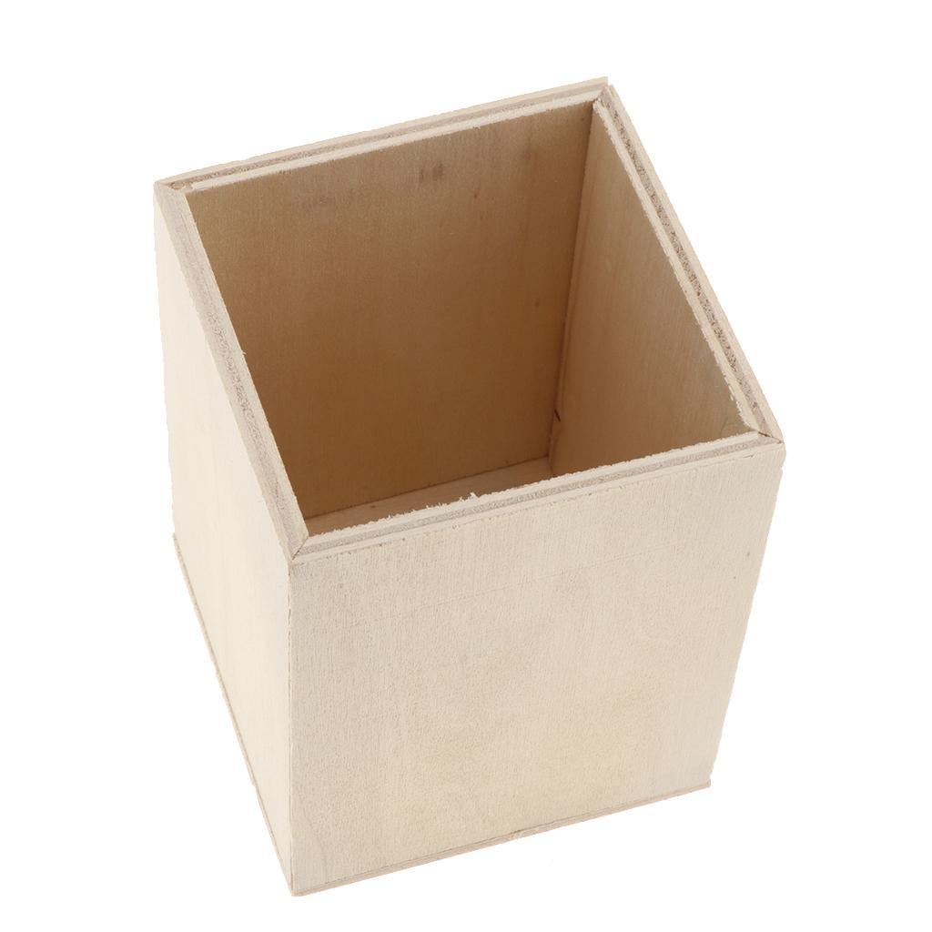 10X Unfinished Wood Desk Storage Organizer / Caddy Rack
