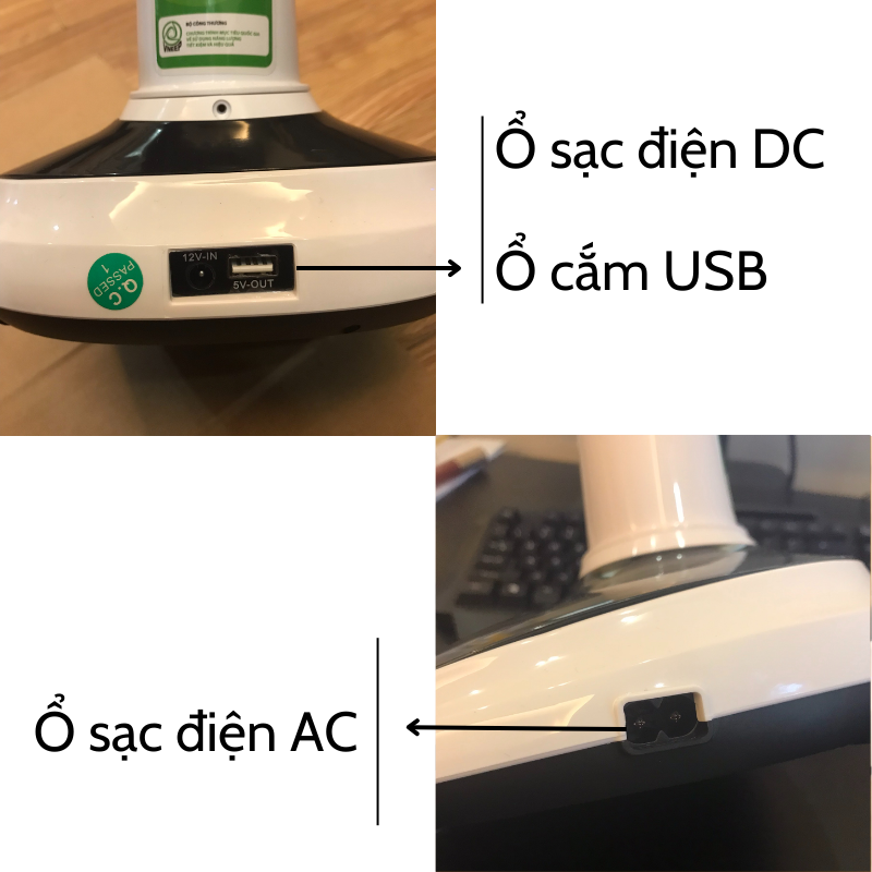 Quạt sạc điện Povena PVN-5612