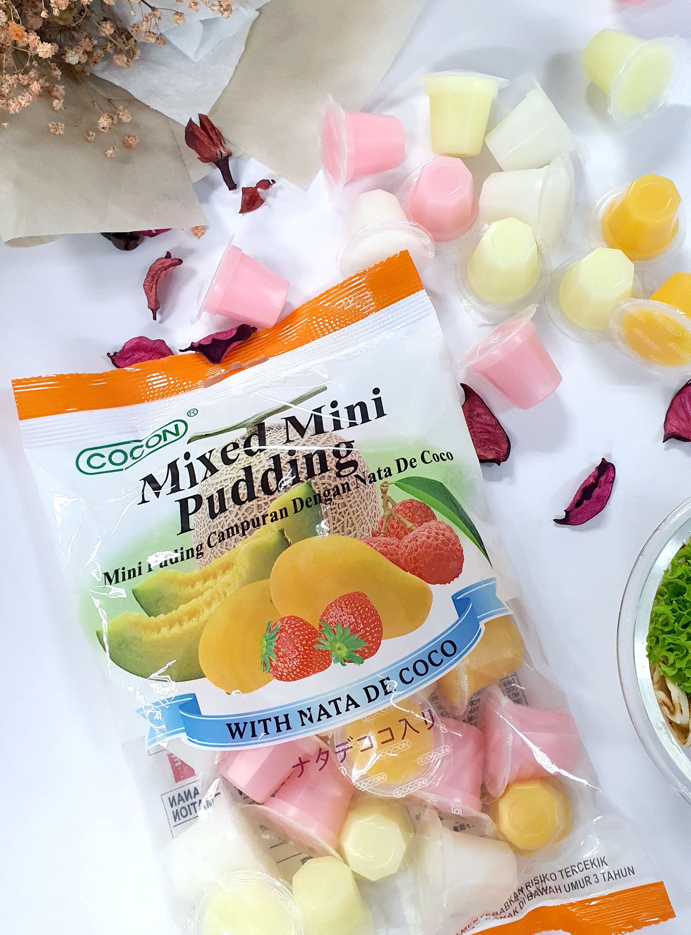 Thạch Rau Câu Cocon Mixed Mini Nata de Coco Pudding 375g