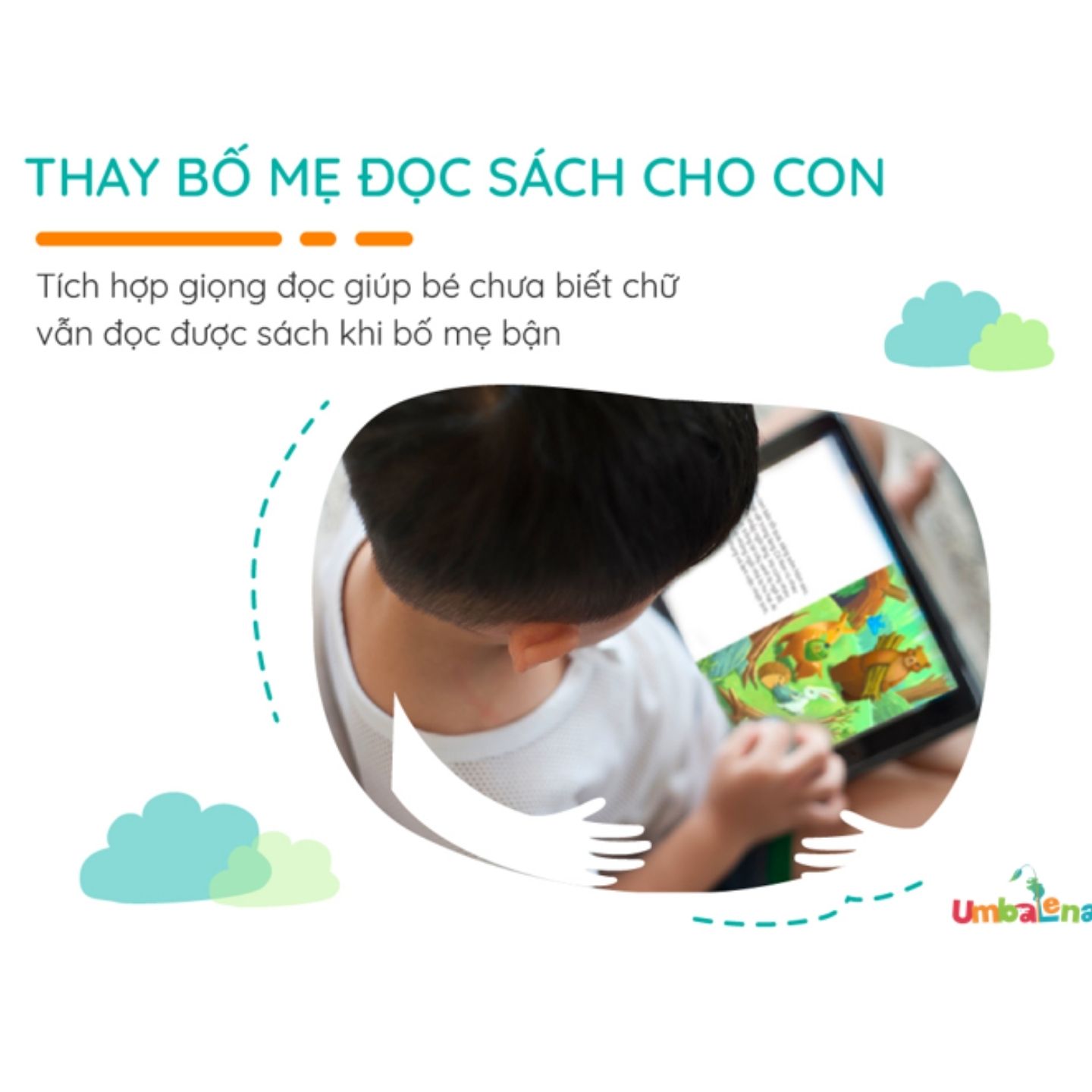 Gói Anh - Việt 1 tháng_Ứng dụng Đọc sách dành cho trẻ em Umbalena