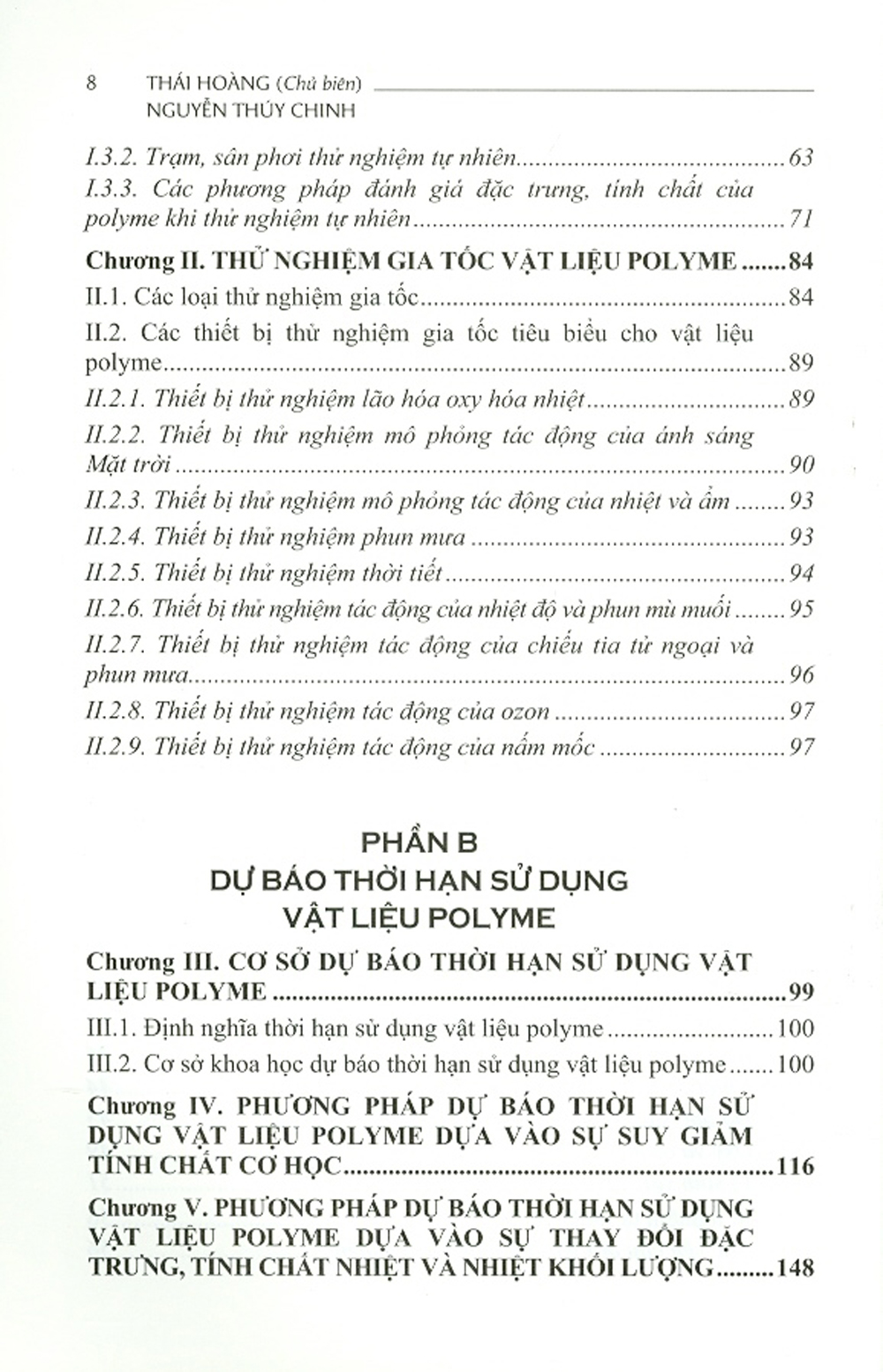 Thử Nghiệm Và Dự Báo Thời Hạn Sử Dụng Của Vật Liệu Polime (Bìa Cứng)