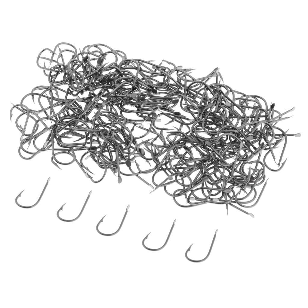 5 Boxes Fishing Hooks With Barbed Crab Hooks Outdoor Sports