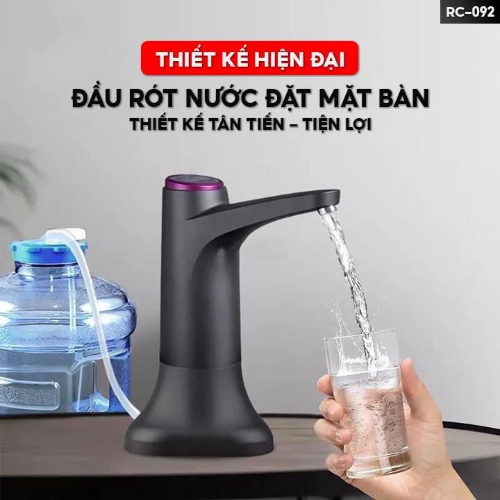 Vòi Bơm Rót Nước Tự Động Để Bàn Máy Rót Nước Lọc Tiện Lợi Đa Năng Cao Cấp Giá Rẻ RC-092