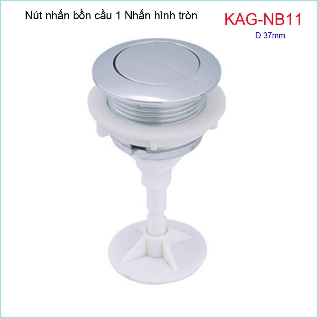 Nút nhấn xả bồn cầu, nút nhấn cầu xả 1 nhấn Kace KAG-NB11